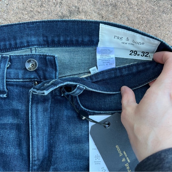 Rag & Bone Fit 1 Skinny Jeans in Marauder - Picture 10 of 11